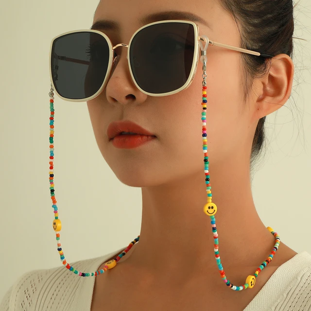 Bohemian Fashion Shell Beaded Eyeglass Chains Anti-slip Sunglasses Reading  Glasses Chain Eyewears Cord Holder Neck Strap Rope - Chains & Lanyards -  AliExpress