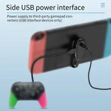 Переключатель зарядный кабель 2 в 1 OTG удлинитель Кабель для зарядки с адаптером с 2 присосками для Ns Switch беспроводной контроллер