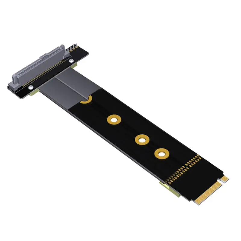 

U2 interface SFF-8639 ( U.2 ) to M.2 NVMe NGFF Key M key-M M2 Adapter Riser Card Ribbon Extender Cable For U.2 NVME SSD X6HA