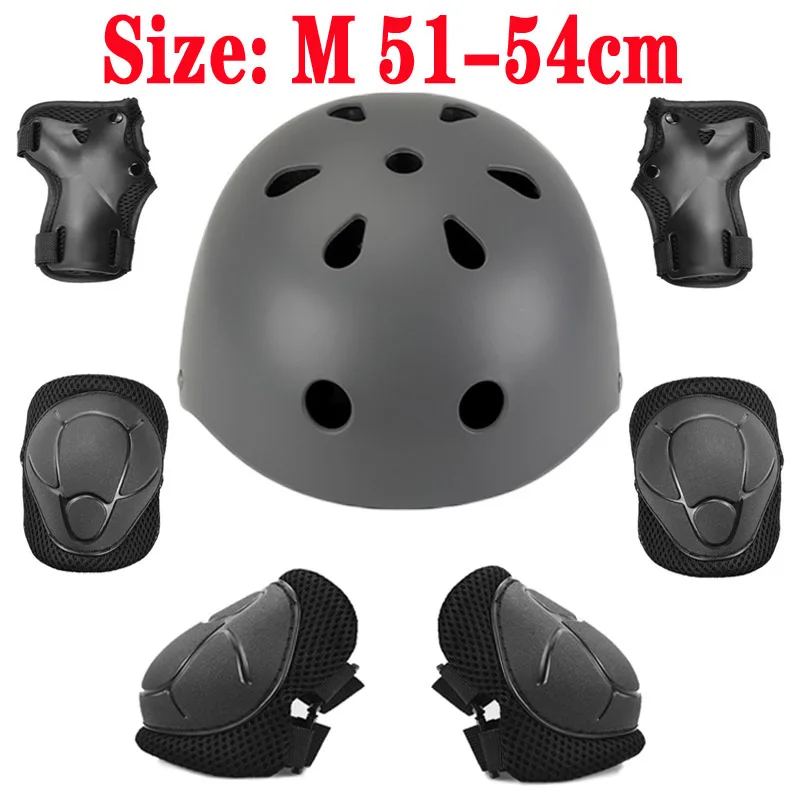 Children Bike Helmet Skateboard Skating Cycling Riding Kids Bicycle Helmet Ciclismo Casco  Protective Knee Pads