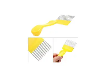 

21 Pin Honey Sparse Rake Shovel Comb Bee Equipment Straight Needles Uncapping Forks handle Stainless Steel
