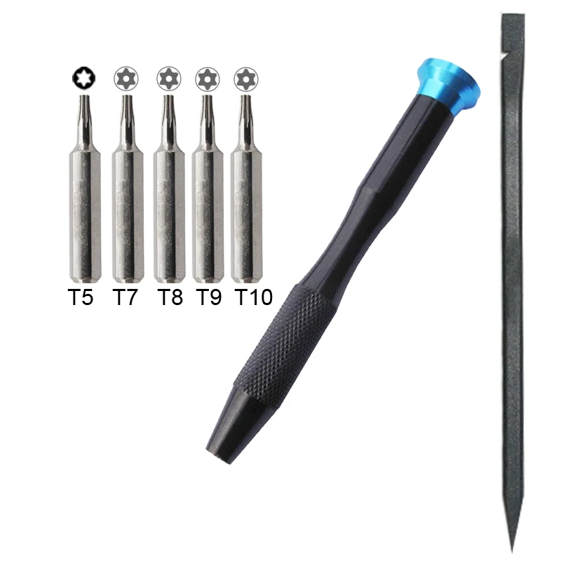 Отвертки 6 в 1 Torx T5 T7 T8 t9 t10 открывающиеся инструменты пластиковая отвертка для Mac Pro