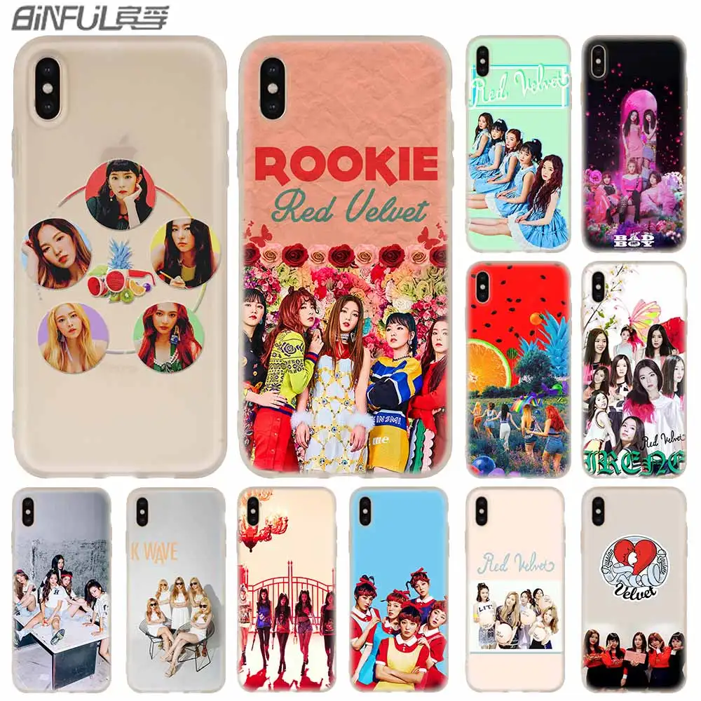 Red Velvet Case Silicone Soft For Iphone 12 11 Pro X Xs Max Xr 8 7 6 Plus 5s Se S 6 1 Cover Phone Case Covers Aliexpress