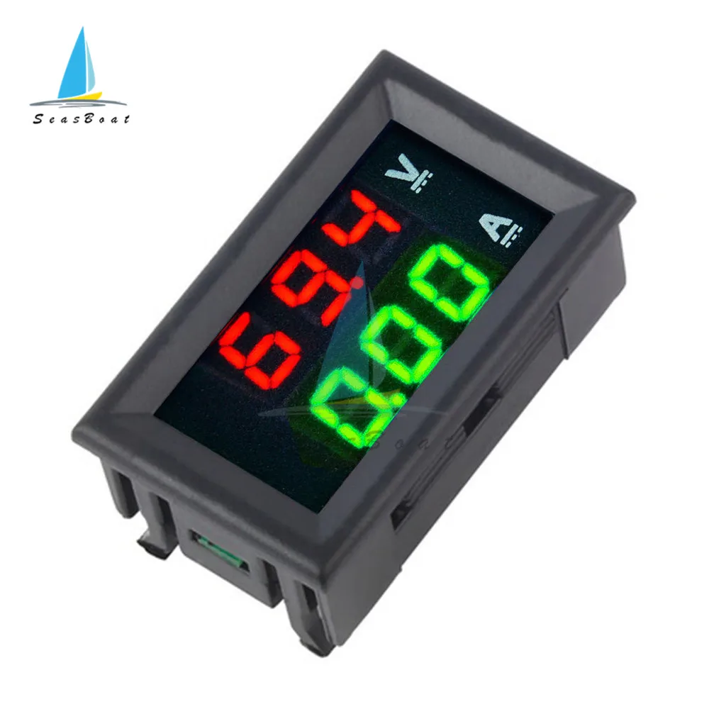 oscilloscope online 0.56'' 0-100V 10A 50A 100A LED Digital Voltmeter Ammeter Car Motocycle Voltage Current Meter Volt Detector Tester Monitor Panel fowler caliper