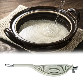 New Pot Strainer Plastic Crescent Pan Strainer With Handle Silicone For Water Filters Rice, Fruit Pasta Colander Kitchen Gadgets 3