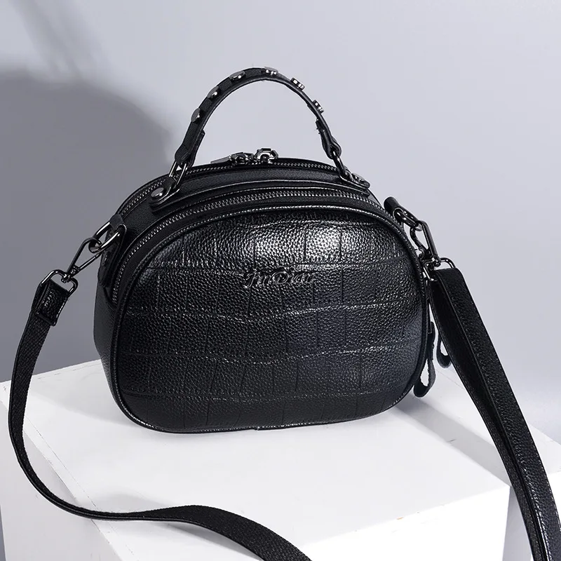 

Crocodile Pattern Genuine Leather Bag Women's 2019 New Style Fashion Europe And America Hand Shoulder WOMEN'S Bag Versatile Shou