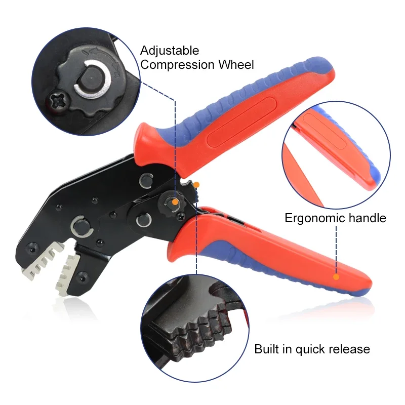 압착 펜치 세트 SN-48BS(=SN-48B+SN-28B) 2.8 4.8 6.3 VH3.96/튜브/절연 단자용 조 키트 전기 클램프 최소 도구