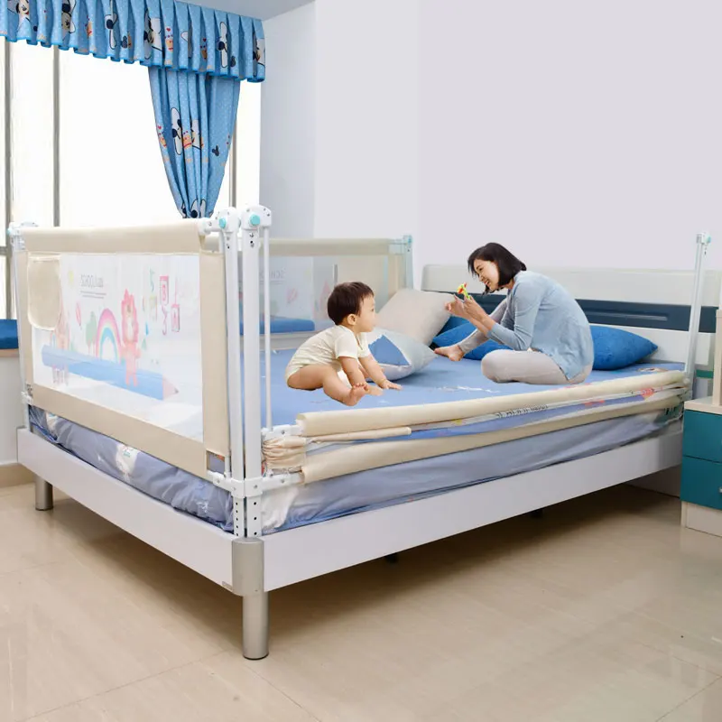 Baby Bed Fence Home Kids Playpen Safety Gate and Child Care Barrier