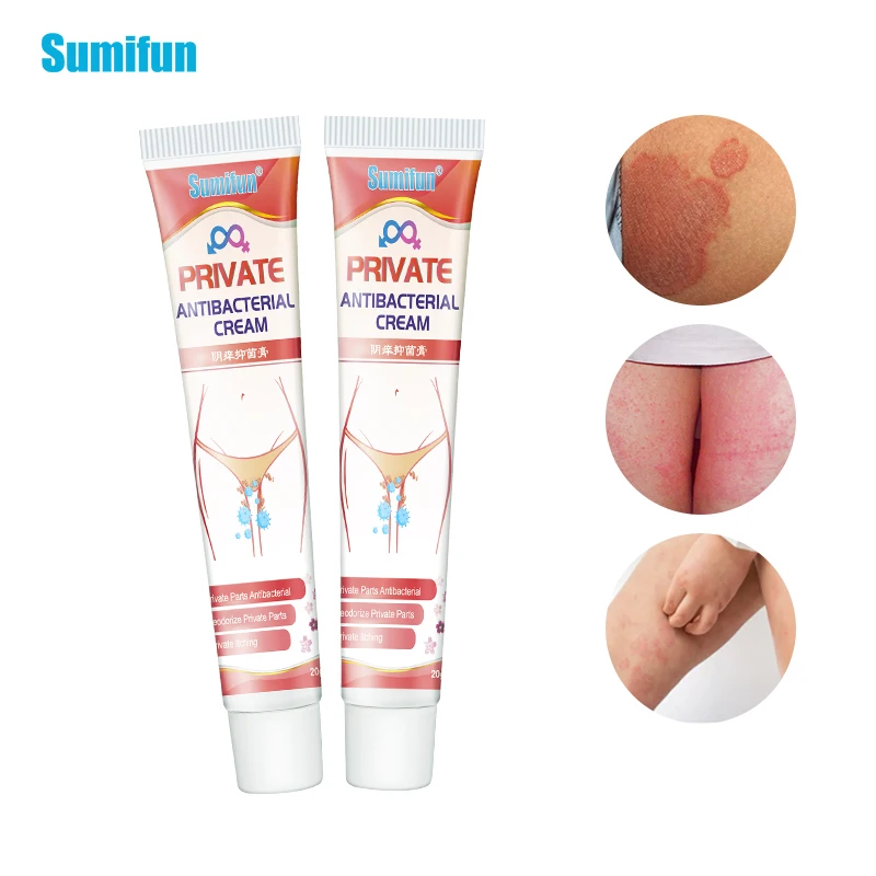 

Sumifun 20g Herbal Antibacterial Ointment Remove Odor Pruritus Dermatitis Genital Vulva Itching Thigh Inside Private Anti-itch