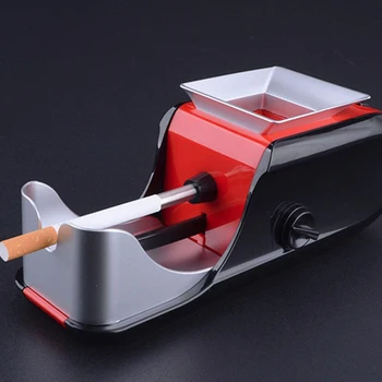 

Electric Cigarette Rolling Machine-Automatic Cigarette Roller Tobacco Injector Durable Rolling Making Machine Blue/Red