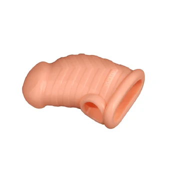 Male Chastity Cage Cock Ring Penis Scrotum Sleeve Sex Toys For Couples Penis Massage Lock Semen Delay Ejaculation Sex Shop 3