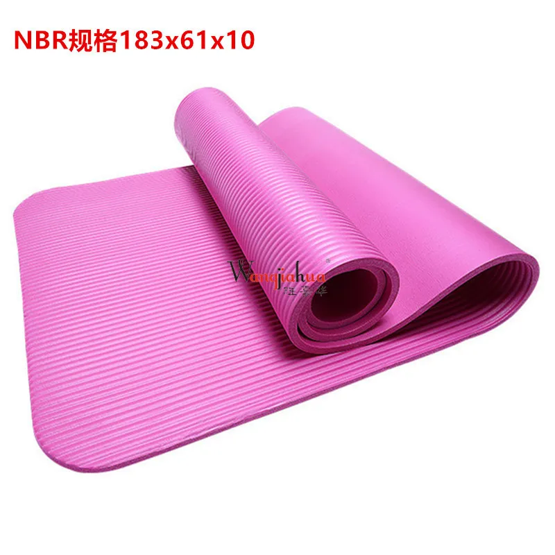 

Environmentally Friendly Tasteless NBR Yoga Mat Beginners Thick yu jiahe dian Widened Anti-slip Gymnastic Mat Lengthen Yoga Mat