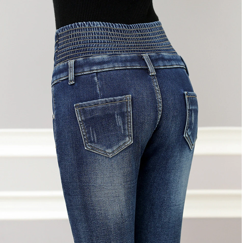 Женские джинсы размера плюс, вельветовые, флисовые, зимние, женские, высокая талия, деним, обтягивающие, теплые, плотные, стрейчевые, Pantalon, Femme