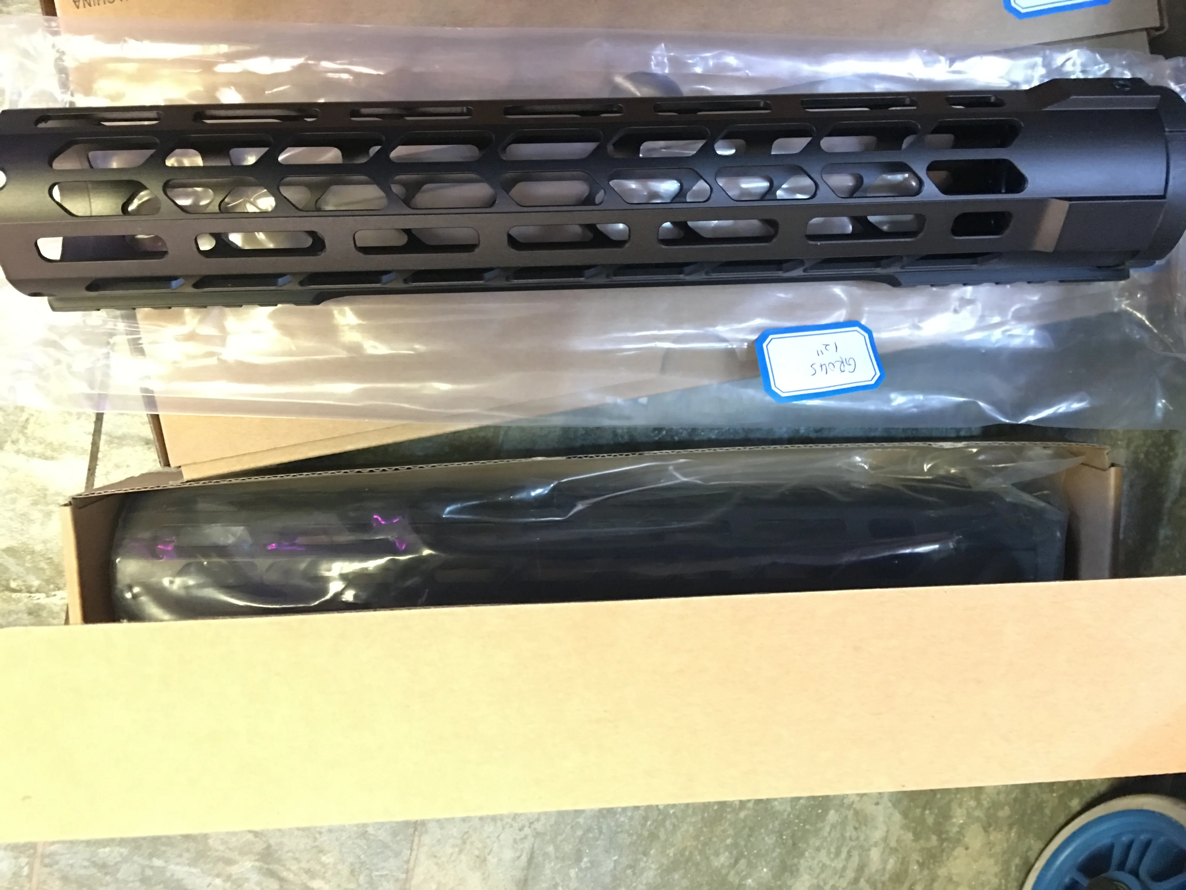 1" AR15 поплавок. 223 ключ мод Handguard с бочкой Гайка принадлежности для охоты