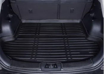

Car styling 3D three-dimensional PU tail box protective carpet pad trunk luggage pad for Hyundai Tucson 2013-2014