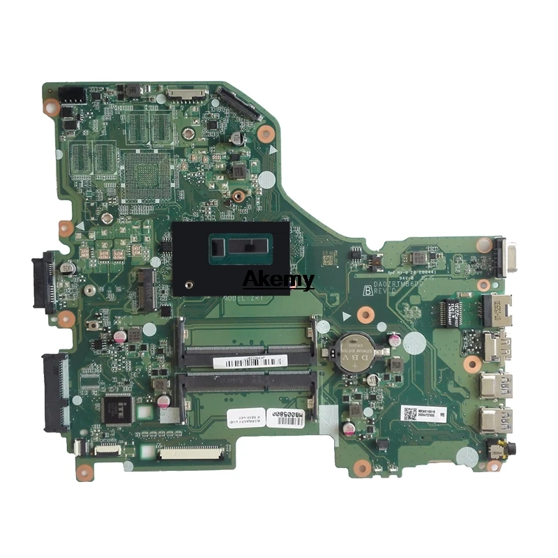 Для acer aspire E5-573 E5-573G материнская плата для ноутбука 3805U процессор DA0ZRTMB6D0