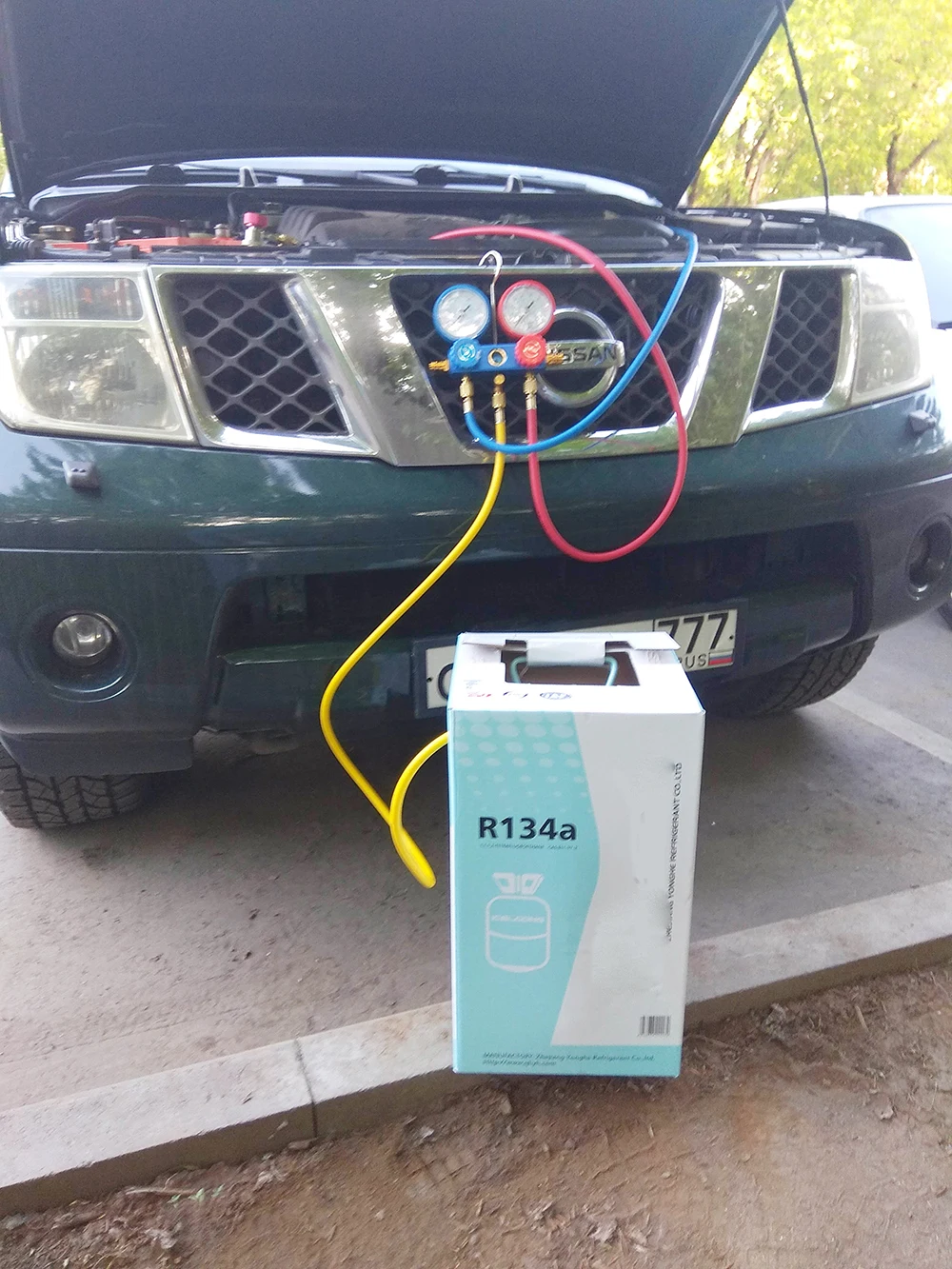 R134A HVAC A/C комплект рефрижератора AC Набор коллекторов с манометром Авто сервис комплект Автомобильный Кондиционер ремонт Фтор инструмент для наполнения
