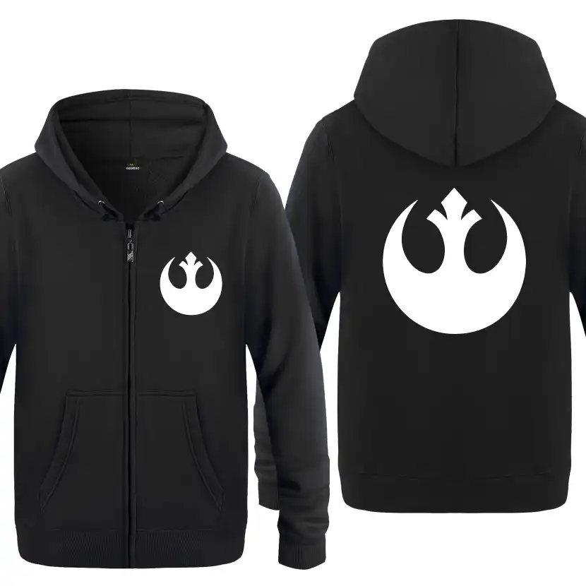 star wars zipper hoodie
