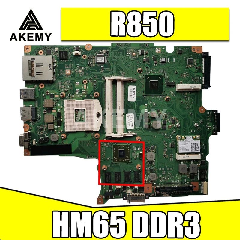 Материнская плата SAMXINNO FAL5SY2 A2971 A для ноутбука toshiba satellite R850 HM65 DDR3 ATI graphics | Материнские платы -1005002038134538