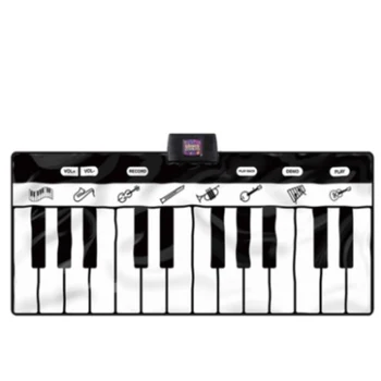 

24 Keys Kids Gift Christmas Non Slip Festival Game Blanket Piano Dance Mat Early Education Birthday Toddler Toy Easy Storage