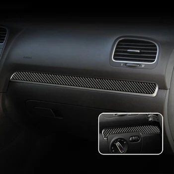 

Car Styling Accessories Carbon Fiber Sticker for Volkswagen Golf 6 MK6 2008-2012 Center Console Cover