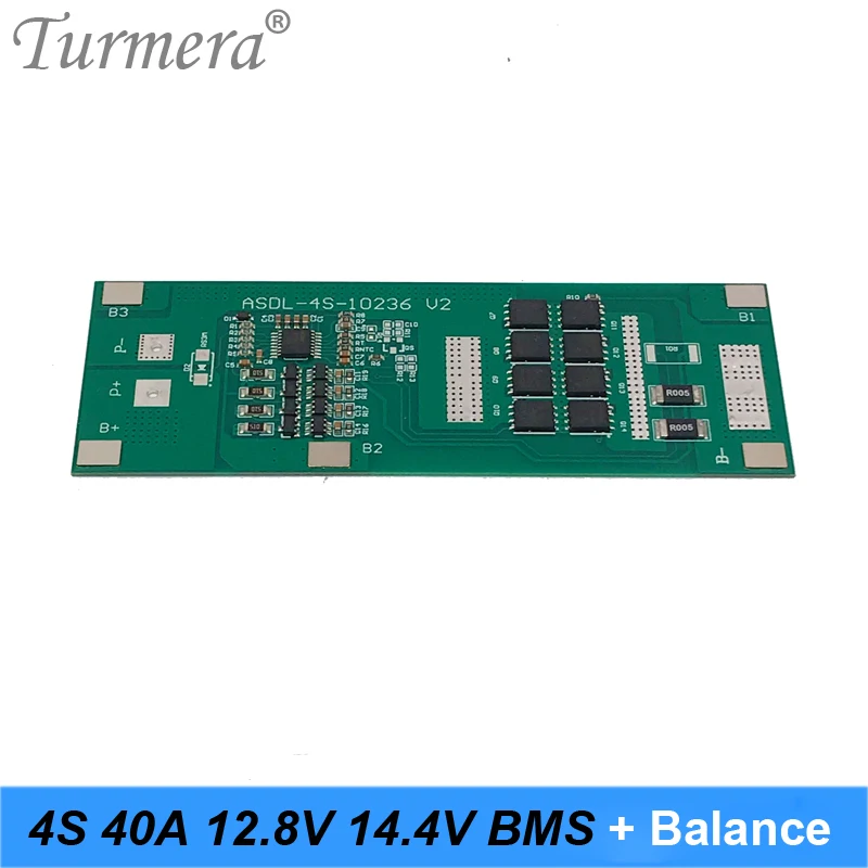 Turmera-Boîte De Stockage De Batterie Lifepo4 Avec Support, Alimentation Ininterrompue, Utilisation En Moto, 12V, 32700, 4S, 20A BMS Nickel