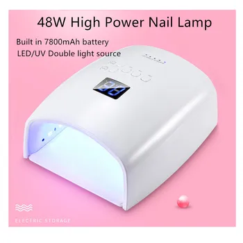 

48W Electric storage manicure machine 30 LED/UV Double light source lamp beads Infrared intelligent induction