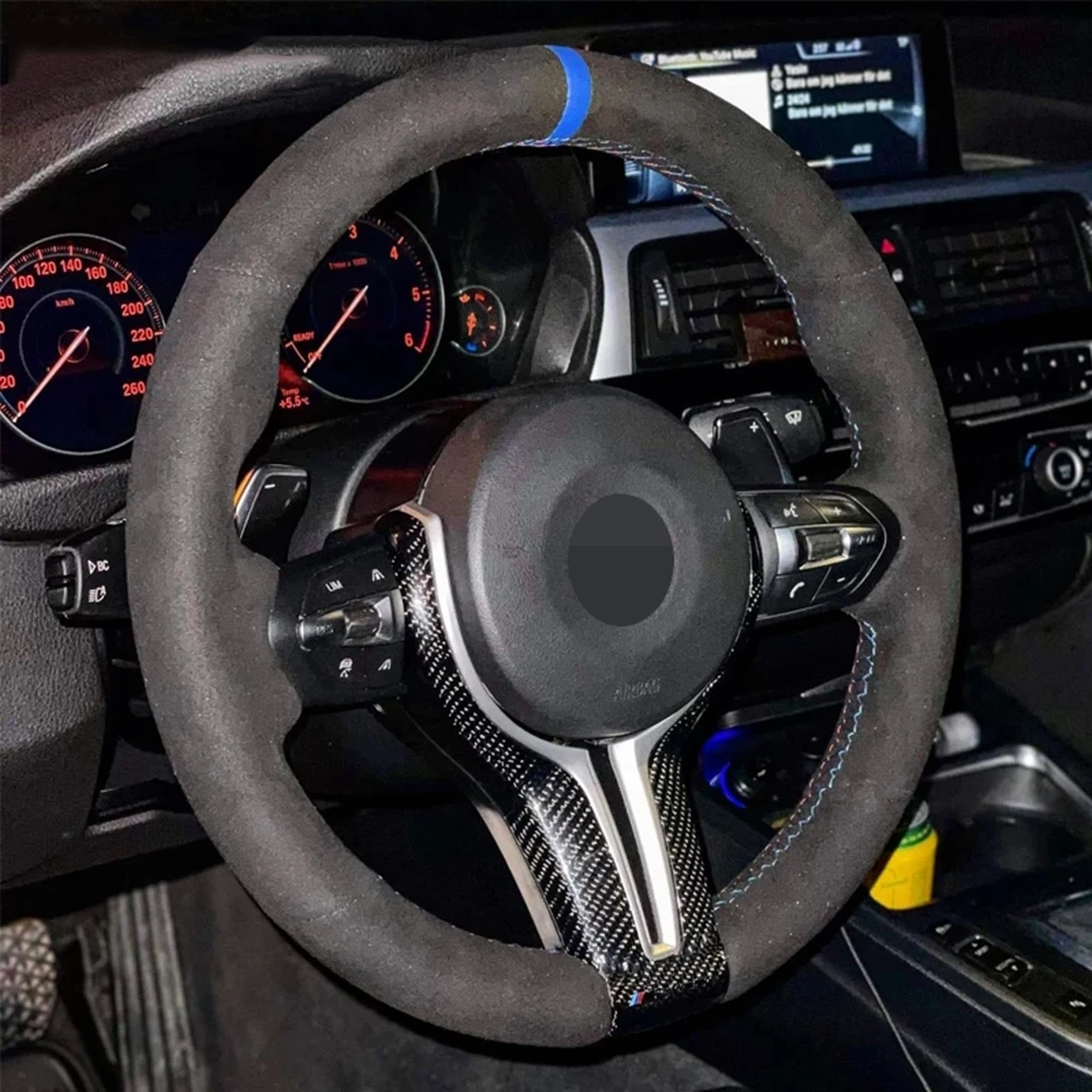 Мягкая Черная замшевая кожа искусственная для BMW F30 M Sport F87 M2 F80 M3 F82 M4 M5 F12 F13 M6 F85 X5 F86