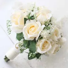 SexeMara шампанское невесты держа цветы свадьба селфи фотография Свадебный букет моделирования