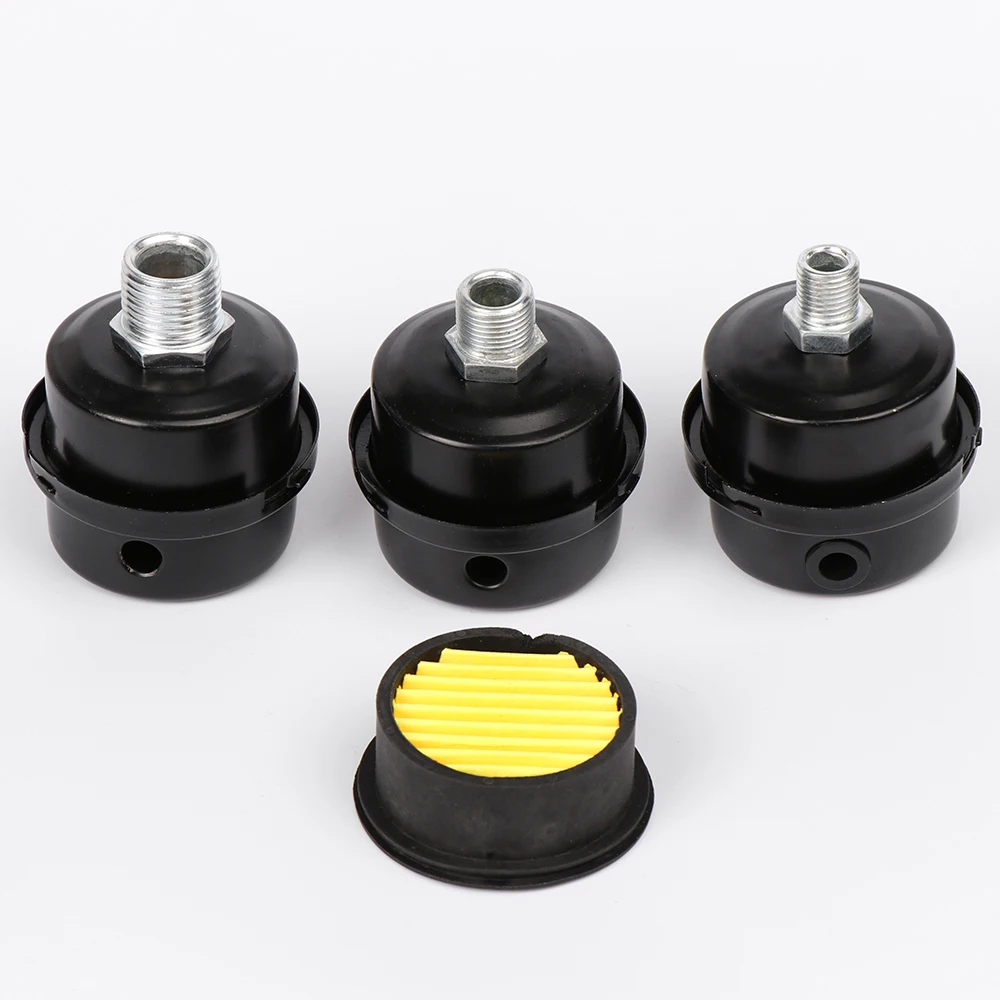 Neu 16mm 3/8 Luftfilter Filter Schalldämpfer Muffler für Druckluft Kompressor DL 