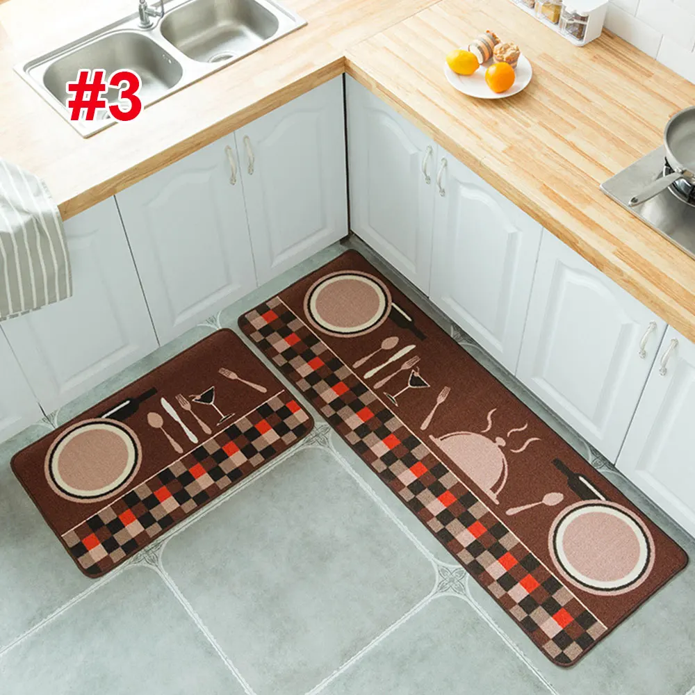 40X60+ 40X120 см, напольный коврик, ковер, ковер для кухни, нескользящий, для спальни, полиэстер, зимняя дверь, мультфильм, отель, украшение для дома, стулья