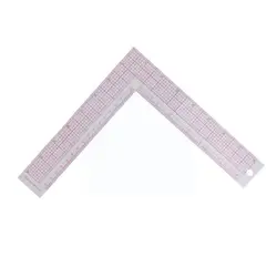 Règle de mesure en plastique, forme carrée en L, courbe française, couture, tailleur, artisanat, bricolage, outils professionnels, 1 pièce, P7p7 