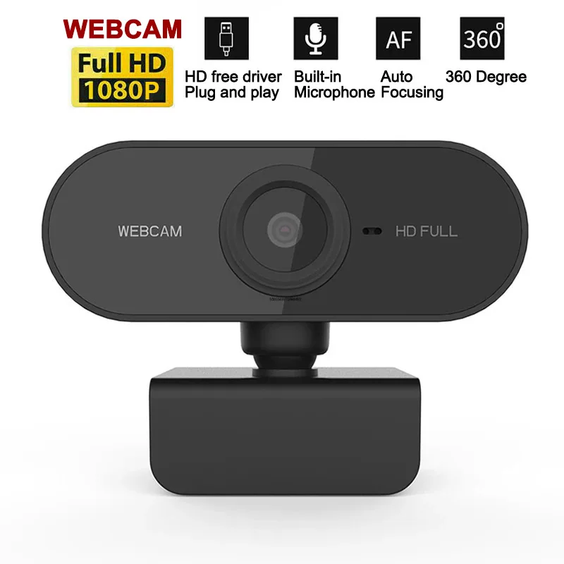 Plug Camera Built Desktop Microphone Microphone Play In 1080p And HD