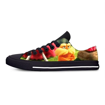 

The Lorax Cartoon Movie Hot Cute Fashion Casual Canvas Shoes Lace Up Breathable Lightweight Sneakers 3D Print For Men Women