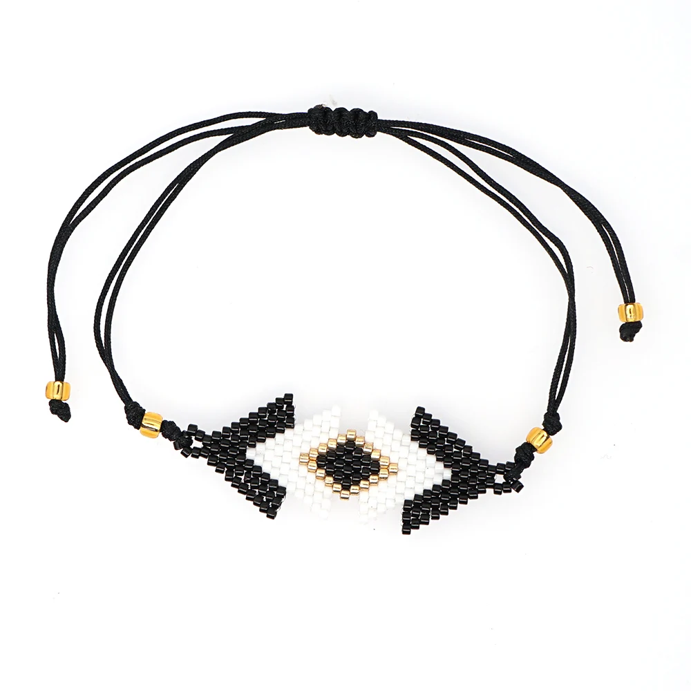 Go2boho Турецкий Дурной глаз браслеты Pulsera Mujer Moda MIYUKI браслет для мужчин ручной работы для женщин ручной работы