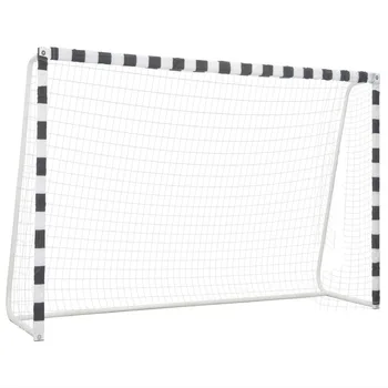 

VidaXL Football Goal With Solid Poles And A Compact Net 300 X 200 X 90cm 91954 Soccer Goal For Team Sports