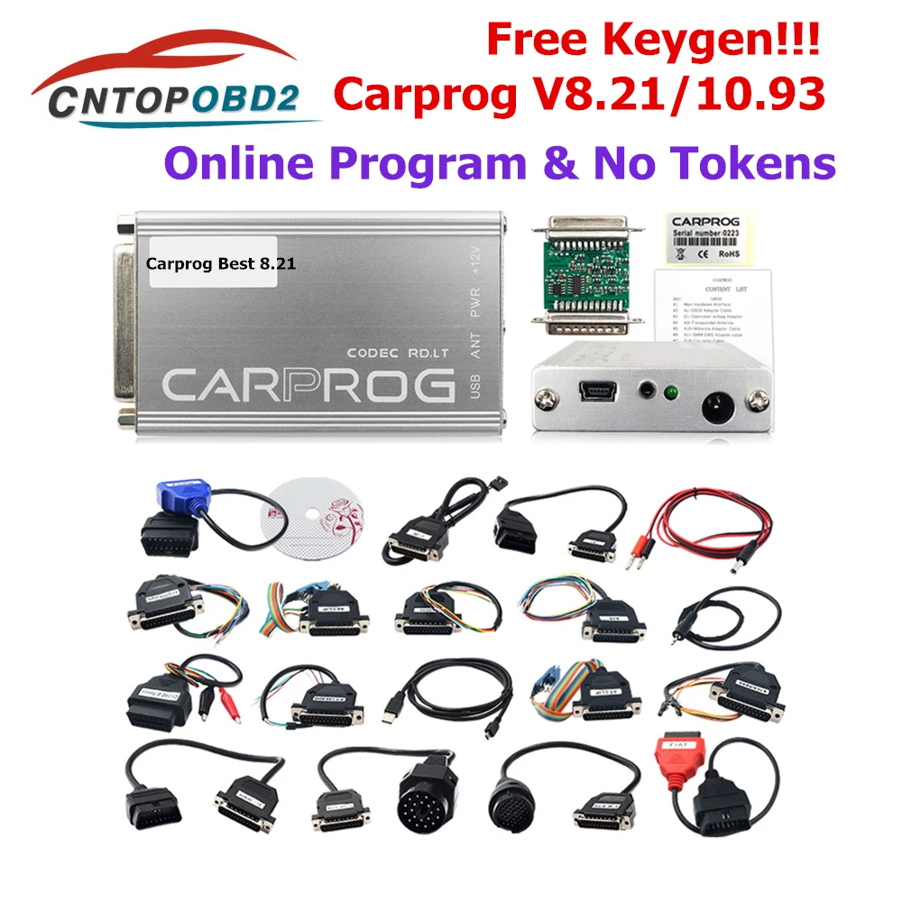 £34.43 Carprog V1093 V821 Online Version Car Prog With Keygen Ecu