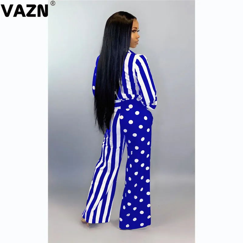 VAZN MNL033 tide, новинка, Осенний сексуальный женский комбинезон с длинными рукавами и пуговицами, обтягивающий комбинезон с дырками, Женские повседневные Комбинезоны