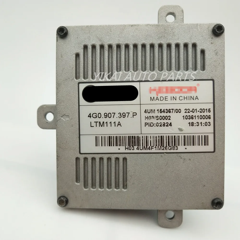 Подлинный используется 4G0907397P для Audi A1 A3 Q3 S3 A6 светодиодный дневные ходовые огни фары модуль питания