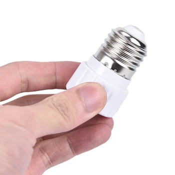 

1pc E27 To GU10 Led Lamp Bulb Base Conversion Holder Converter Socket Adapter GU10 to E14