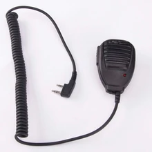 2xBaofeng радио спикер микрофон Микрофон PTT для Портативный двухстороннее радио иди и болтай Walkie Talkie “иди и UV-5R UV-5RE UV-5RA плюс UV-6R BF-480
