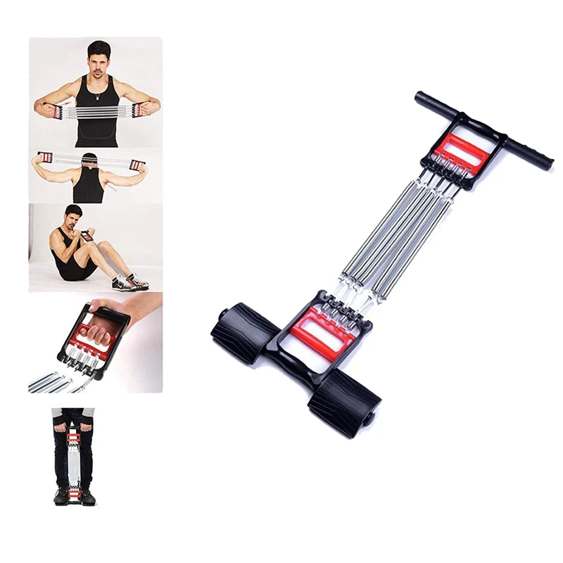 Pectoral Muscle Expander Men'S Tension Puller Fitness Spring Steel Exercise Muscle Resistance Band Multi-Function Pull Grip Fo