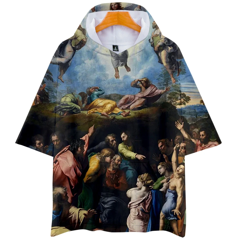 2019 Unisex Sweatshirt World famous painting art  Printed Sweatshirt Hip Hop Street Style Hoodie