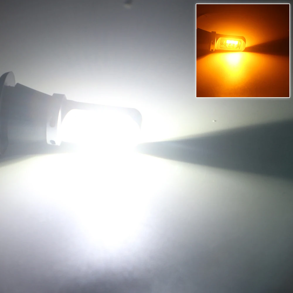DRL   ñ׳ 3535 12SMD P21W PY21W BAU15S P27W W21W 7440 LED Canbus  ÷ ȭƮ ڹ ڵ ,  , 1 Ʈ