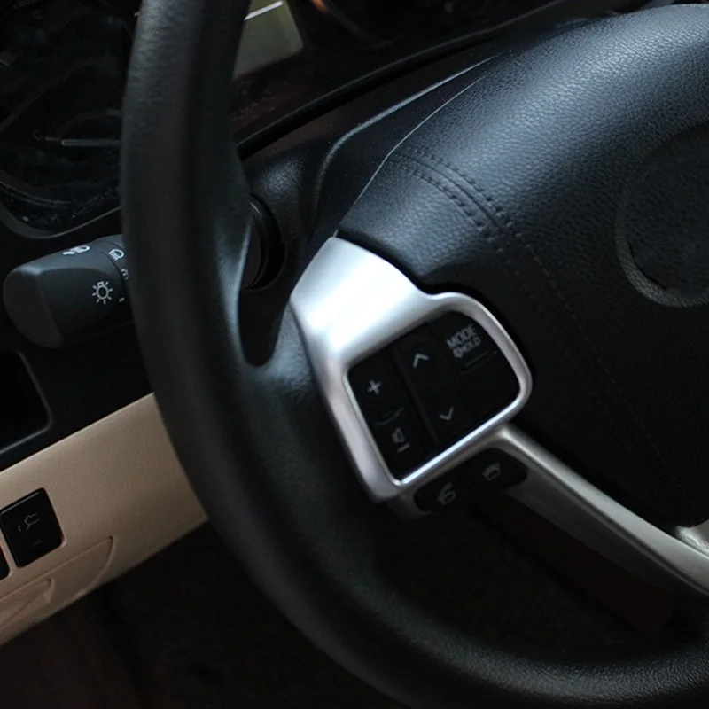 

WELKINRY car auto cover for Toyota Sienna XL30 2015 2016 2017 2018 2019 2020 ABS chrome steering wheel switch button knob trim