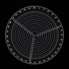 Центр искатель инструмент деревообрабатывающий Компас для деревообрабатывающих чаш токарный станок работа прозрачный акриловый рисунок круги диаметр