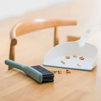 

Household Cleaning Tools Brush Trash Cans Brooms Grooved Buckles Design Effectively Prevent Static Ash Protect The Desktop Clean