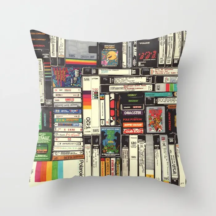 Cassette Vhs Izi Fodera Per Cuscino Fodera Per Cuscino Decorativo Fodera Per Cuscino Per Divano Letto Morbido E Accogliente Decorazioni Per La Casa