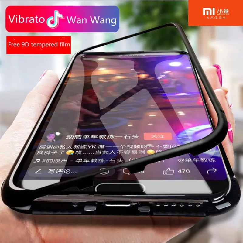 

Original for xiaomi f1 case Magnetic Adsorption Metal Case for mi a3 a3 lite 8 9 8/9 se 9t redmi note 5/6/7/8 pro y3 k20 k20 pro