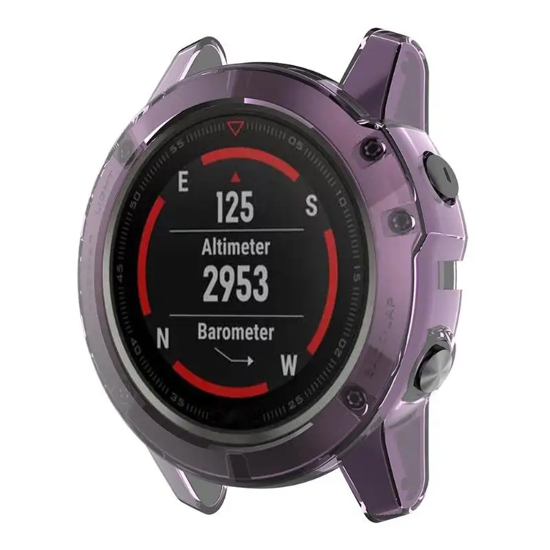 ТПУ прозрачный защитный чехол для Garmin Fenix 5X Смарт-часы защитный чехол для экрана Garmin Fenix 5X/Fenix 5S/Fenix 5